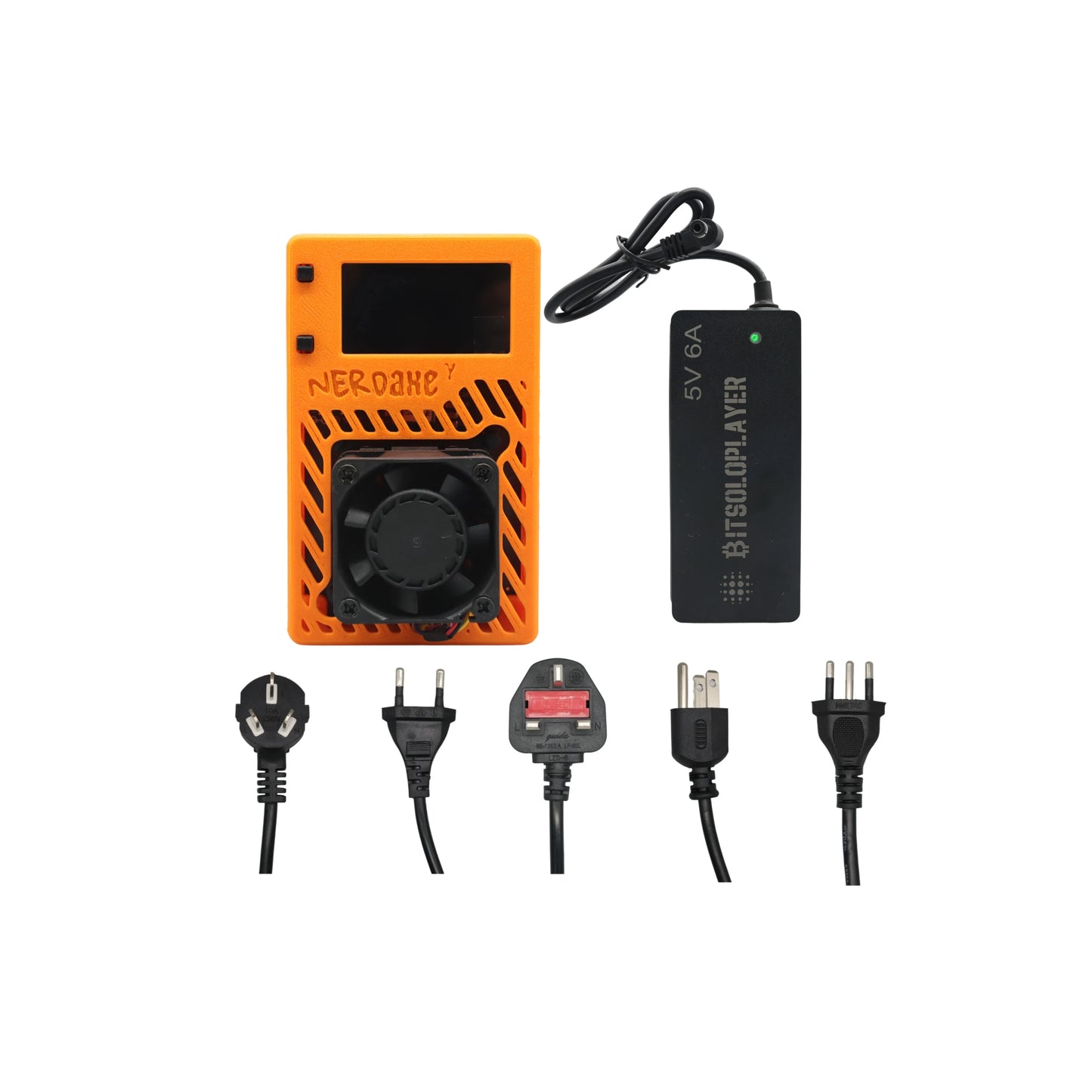 Bitaxe Nerdaxe Gamma 601 1.2th/s 18W Open Source Bitcoin Miner With Power Supply