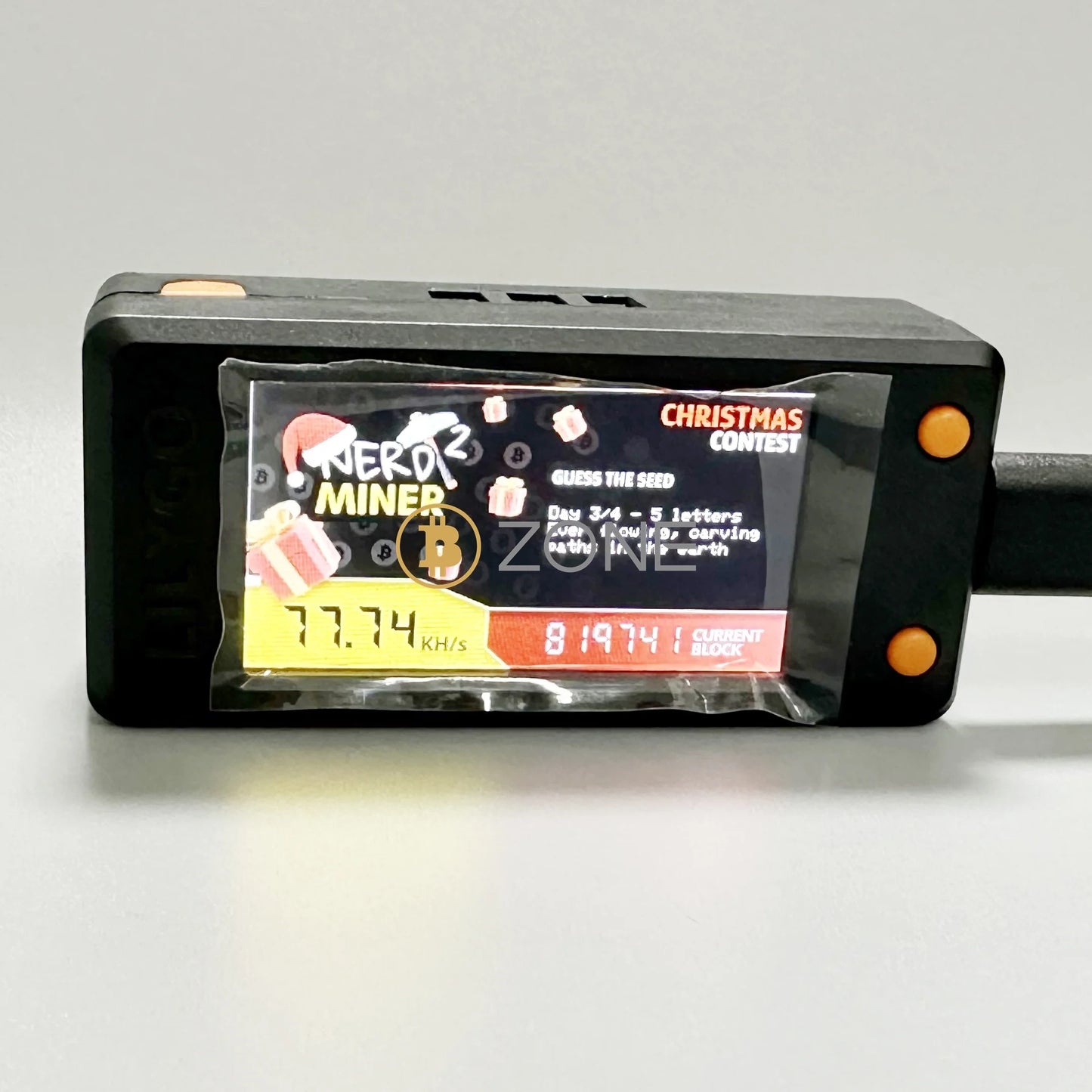 NerdMiner V2 78K/S Latest Firmware 1.6.3  Bitcoin Lottery Miners Nerd Miner Win 6.5BTC With 1W Power Consumption